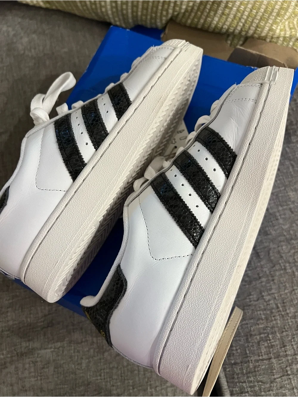 Adidas Superstar White Sneakers Woman US8